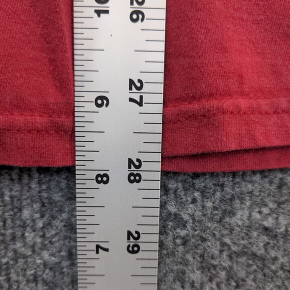 Nike Men's PHYS. ED Standard Fit T-Shirt Red Large Short Sleeve Crew Neck Cotton - Picture 13 of 14